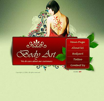 Tattoo Flash template SCREENSHOT