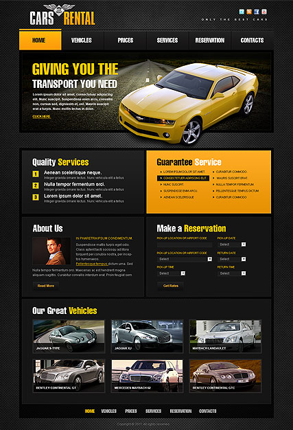 Car Dealer Website Template Free Car Dealer Website Template Free